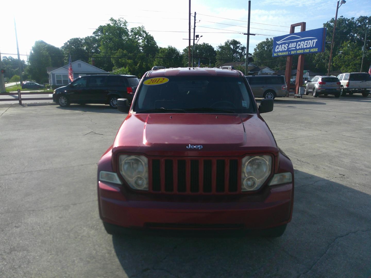 2012 RED JEEP LIBERTY SPORT (1C4PJLAK7CW) , located at 1200 Cassat Avenue, Jacksonville, FL, 32205, (904) 695-1885, 30.302404, -81.731033 - Photo#0